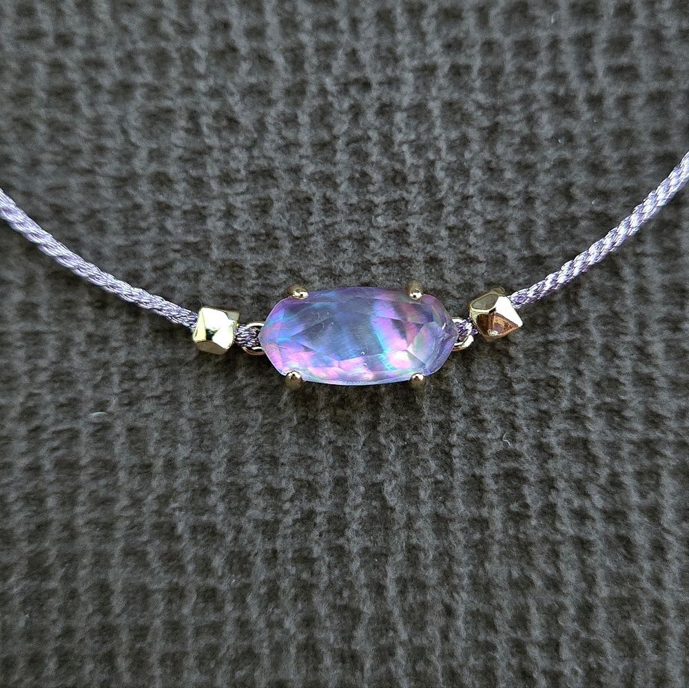 Kendra Scott "Everlyne" Friendship👭 Bracelet In Lilac💜 Abalone - NWT - Picture 11 of 16